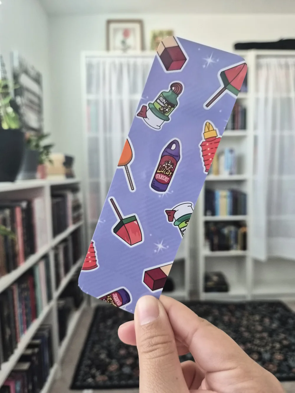 Cute Pastel Bookmarks - Pink, Purple & Beige - Mexican Bread & Candy Theme